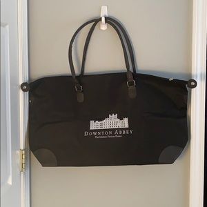 Downtown Abbey Oversized Black Tote